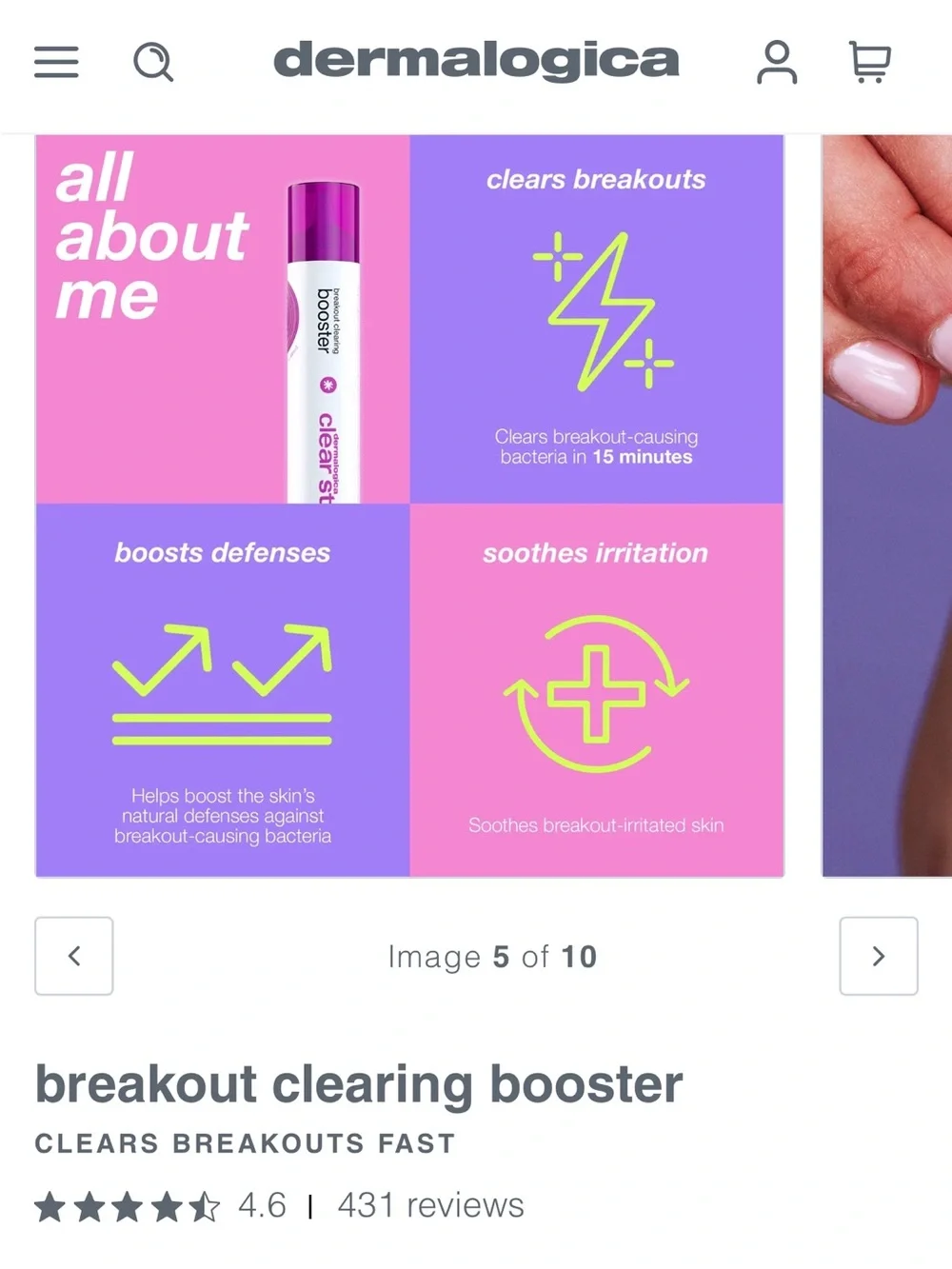 Dermatological Clear Start Breakout Clearing Booster 30 ml. Brand new in box.